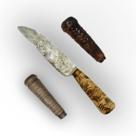 Couteau, flamand, archives, archéologie, traite, coloniale, XVIIe-XVIIIe siècles